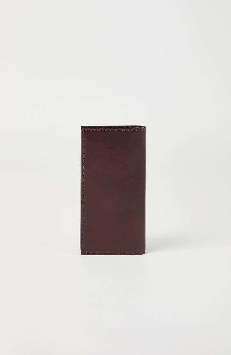Brunello Cucinelli Calfskin card case, Alternate, color, 