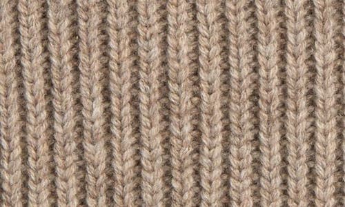 ACNE STUDIOS ACNE STUDIOS LOGO PATCH SQUARE WOOL & YAK HAIR RIB BEANIE 