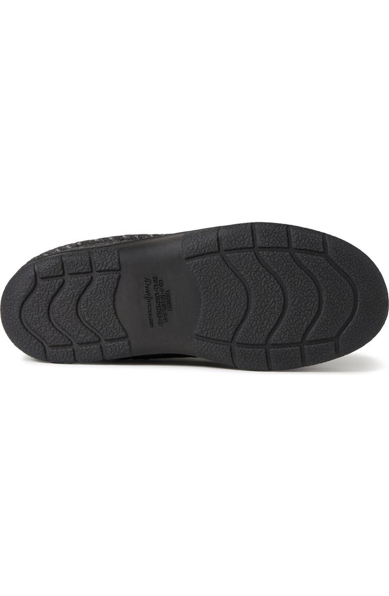 DEARFOAMS Thompson Whipstitch Trim Slipper, Alternate, color, Dark Heather Grey