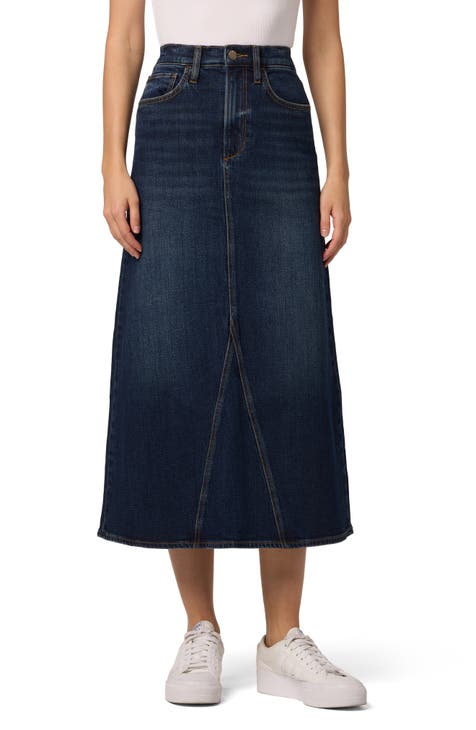 Denim Maxi Skirt