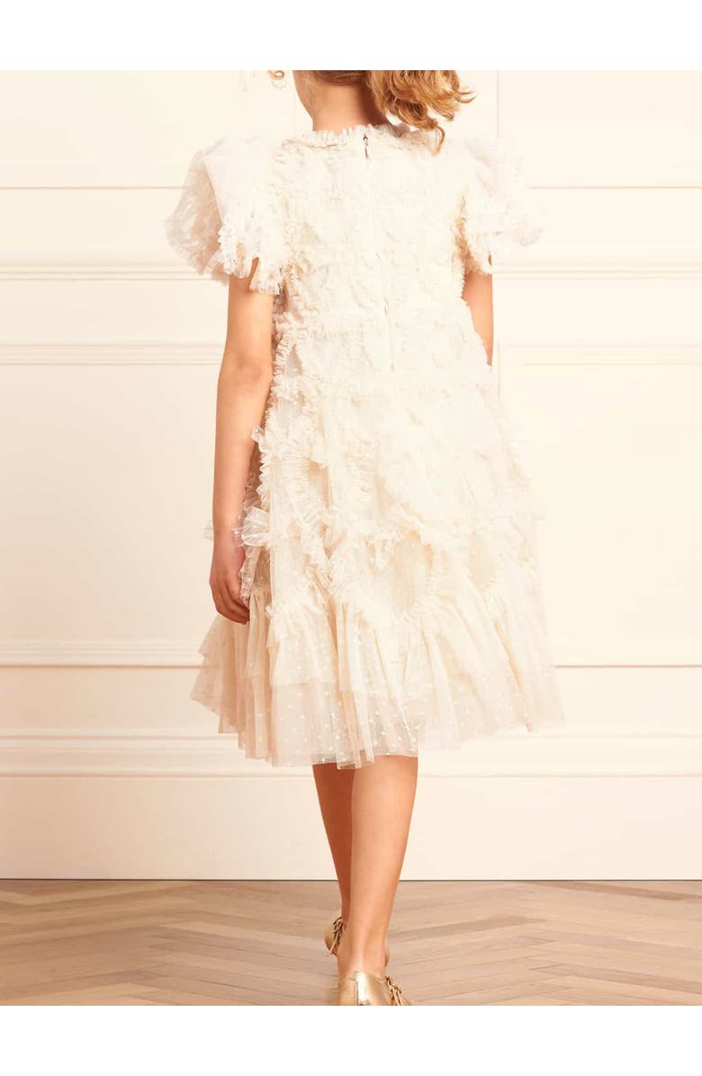 Needle & Thread Amorette Kids Dress, Alternate, color, Cream