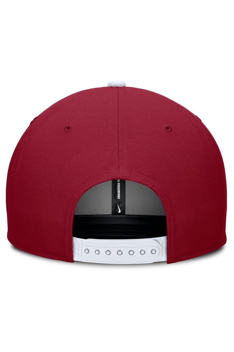 Men's Nike Crimson/Cream Alabama Crimson Tide Pro Legacy Script Snapback Hat, Alternate, color, Crimson
