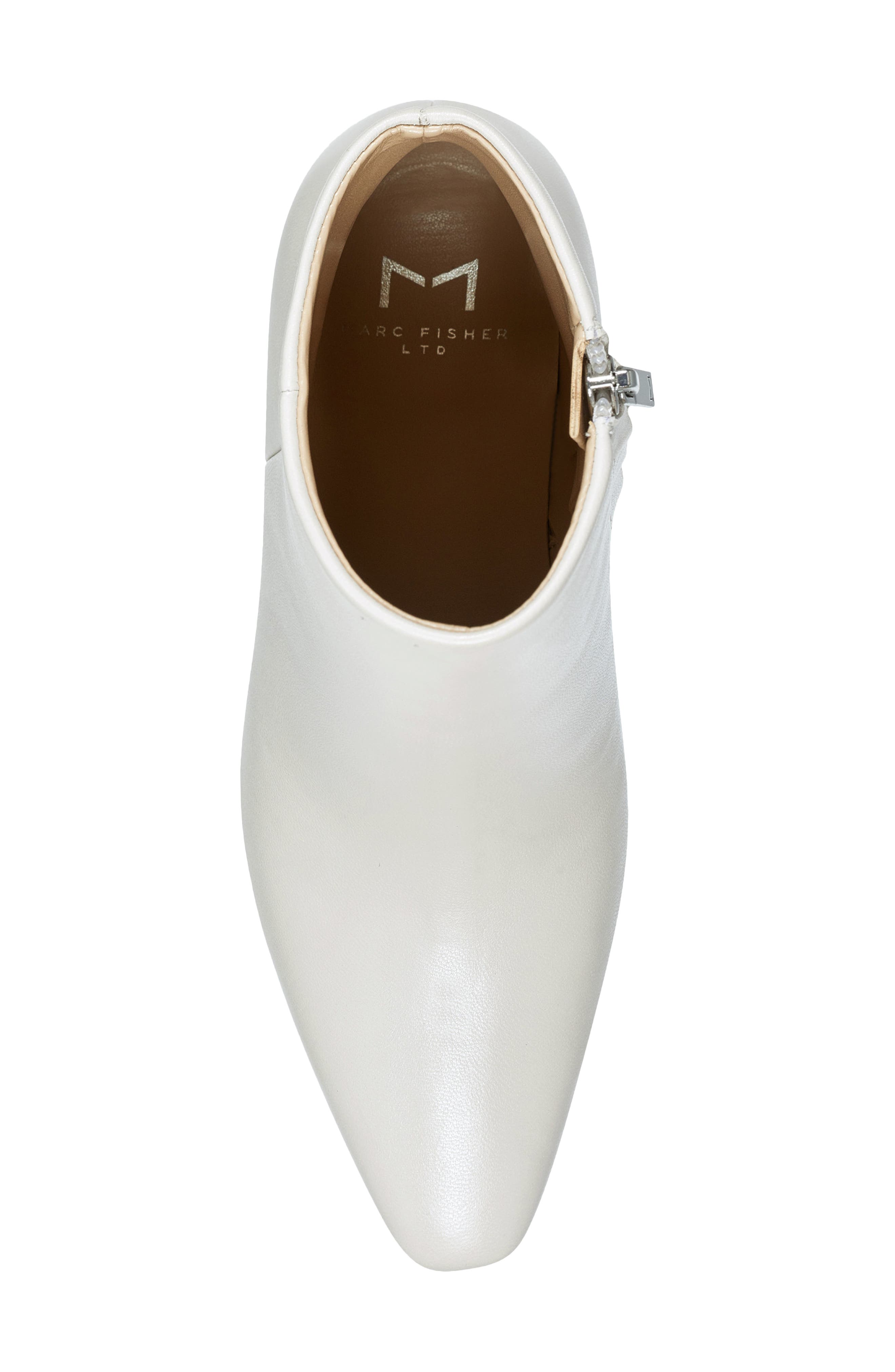Marc Fisher LTD Yanara Pointed Toe Bootie, Alternate, color, Ivory 150