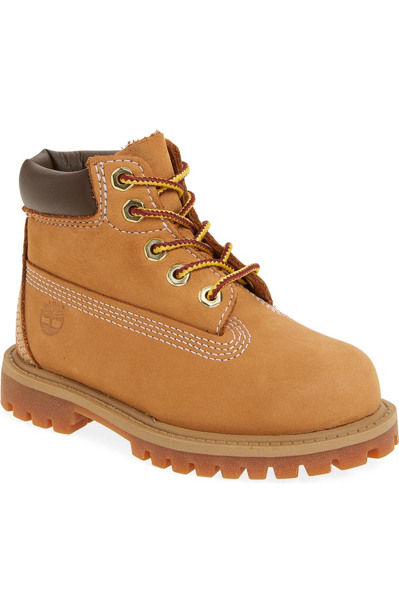 Timberland Kids' 6-Inch Waterproof Classic Boot, Main, color, Wheat