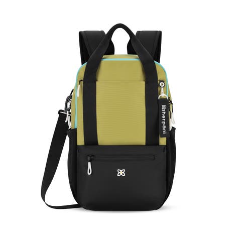 Camden Convertible 3 in 1 Tote Bag, 18L Travel Backpack RFID Protection, Fits 15" Laptop, Con Leche