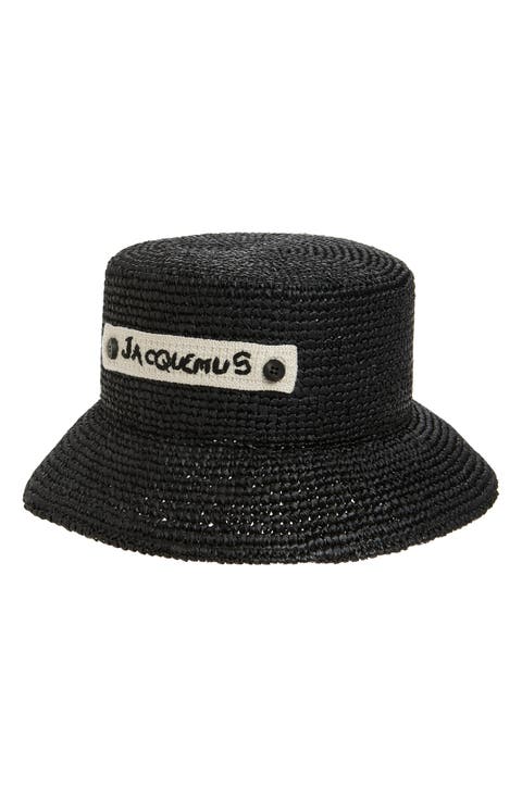 Le Bob Plage Raffia Bucket Hat
