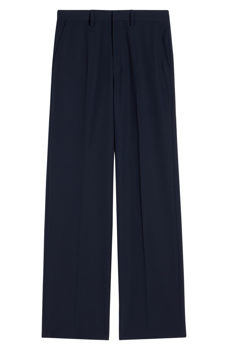 Dries Van Noten Panvel Wool Wide Leg Pants, Alternate, color, Navy