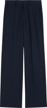 Dries Van Noten Panvel Wool Wide Leg Pants
