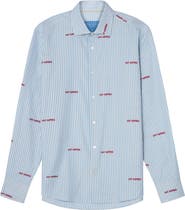 Robert Talbott Reynolds Novelty Bengal Twill Shirt