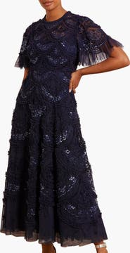 Needle & Thread Carmen Ruffle Maxi Dress