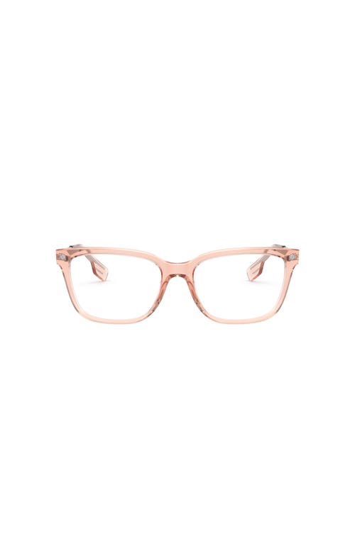 Burberry 52mm Square Optical Glasses In Brown