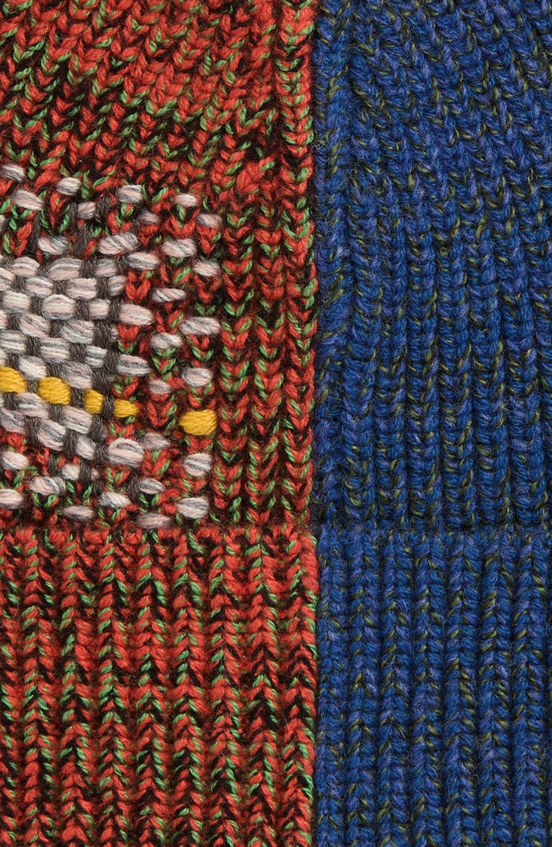 Waste Yarn Project x Celia Pym Colorblock One of a Kind Beanie, Alternate, color, Multicolored