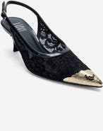 Prologue Shoes Clem Lace Slingback Pump