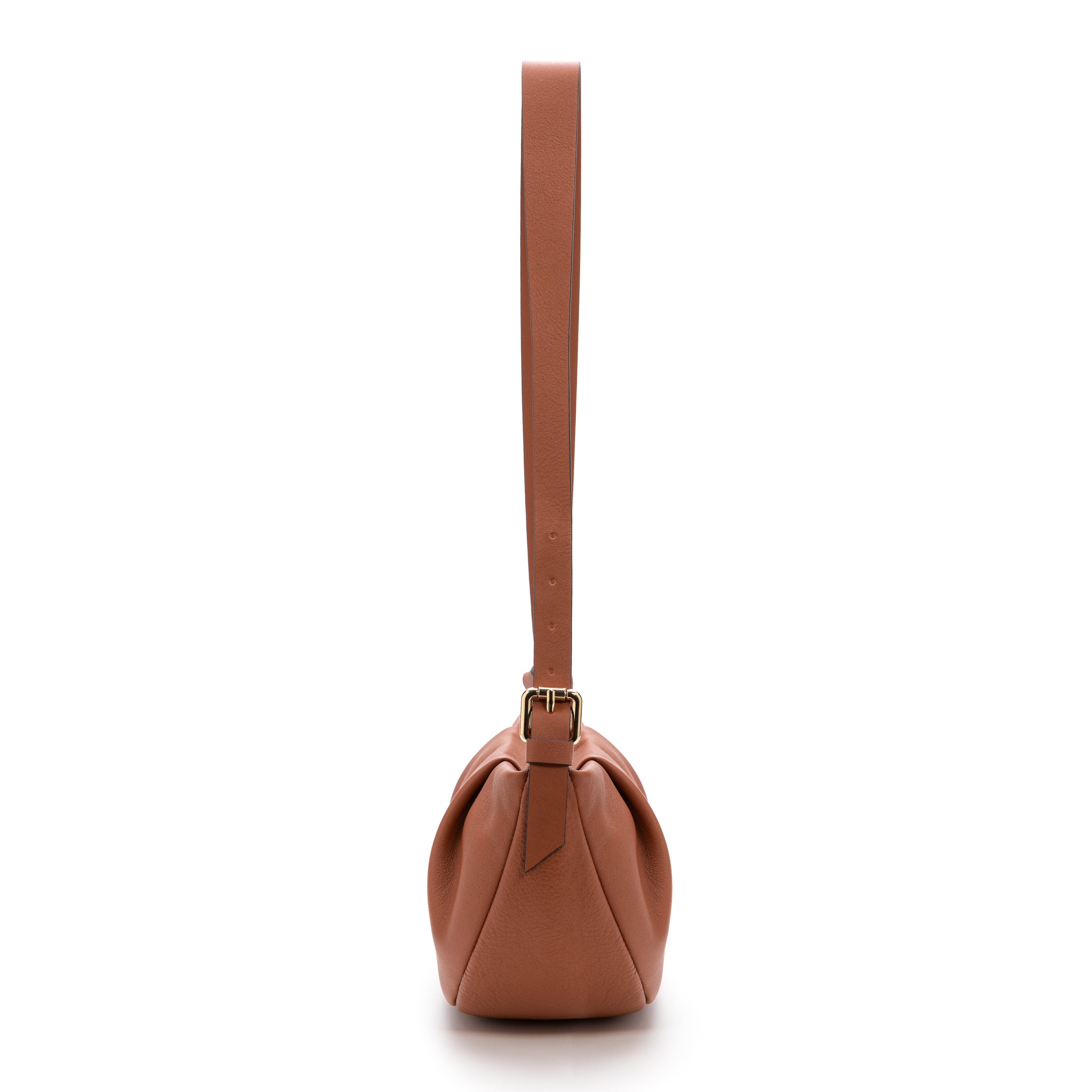 LA PORTEGNA Claudia Adjustable Strap Shoulder Crossbody, Alternate, color, Brown