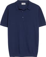John Smedley Roth Solid Sweater Polo