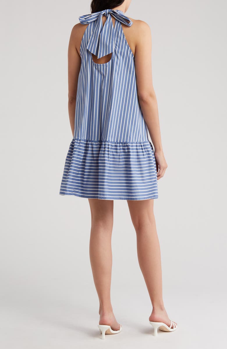 Rachel Parcell Stripe A-Line Minidress, Alternate, color, 