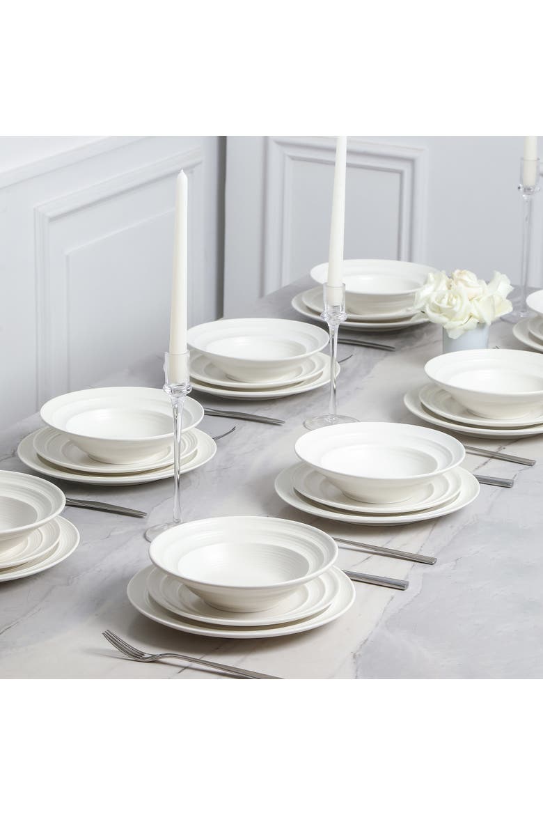 Celeste Stoneware 24-Piece Dinnerware Set, Alternate, color, Beige