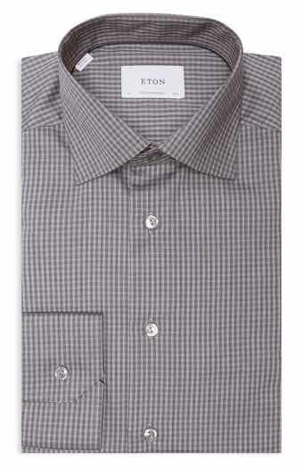 Contemporary Fit Check Twill Shirt