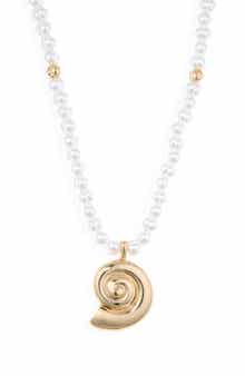 NORDSTROM RACK Shell Pendant Necklace