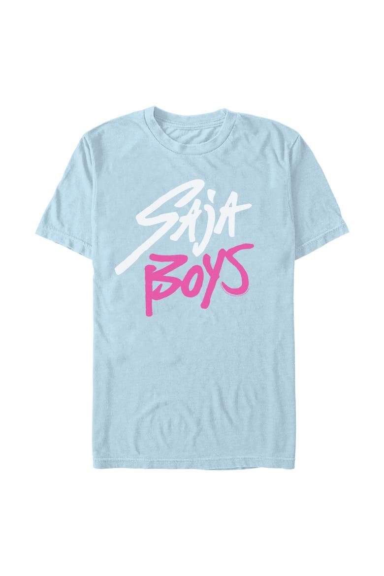 Men's Saja Boys' Logo Short Sleeve Graphic T-Shirt, Main, color, Light Blue