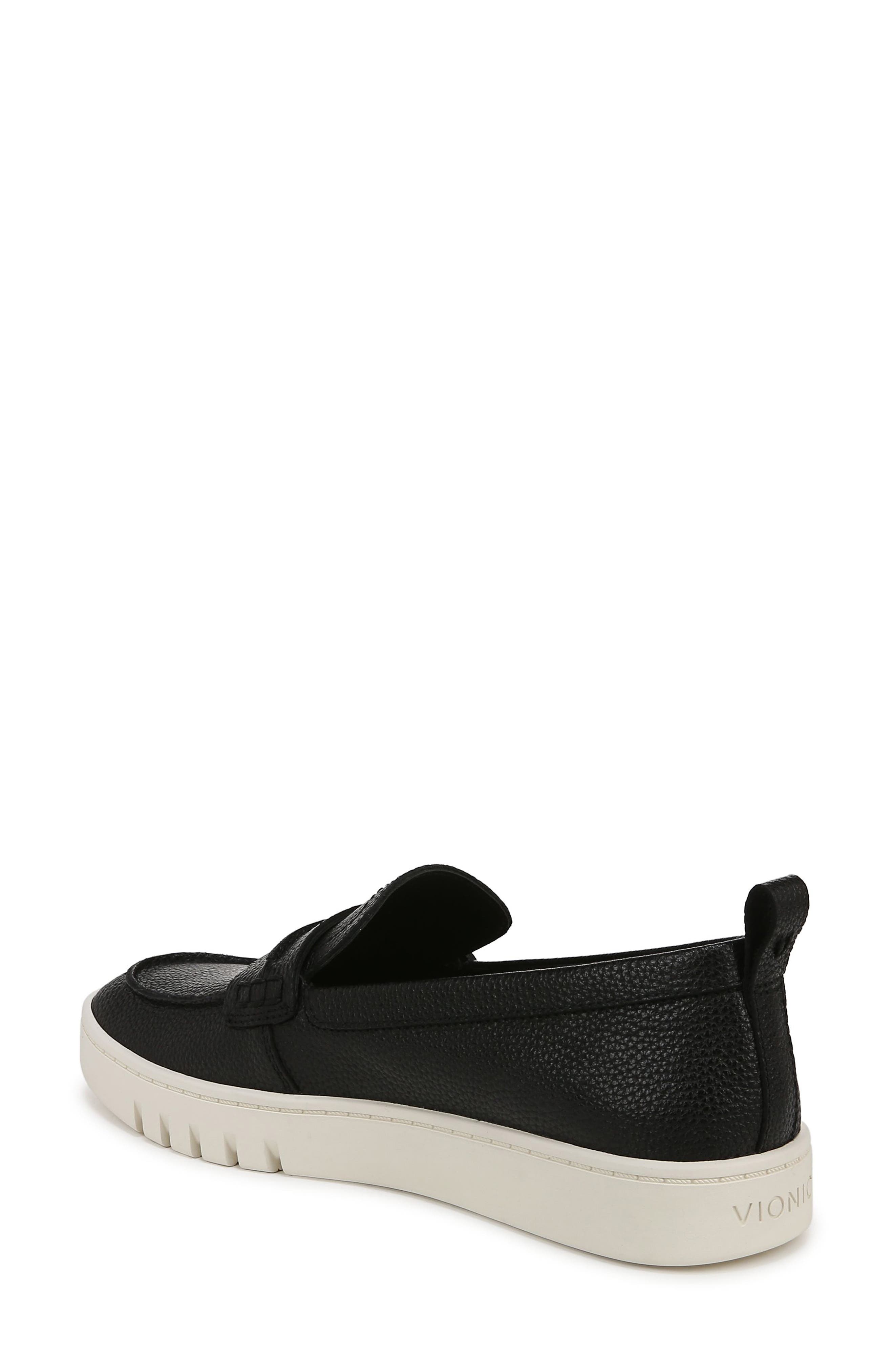 Vionic Chantel Penny Loafer Slip-On Sneaker, Alternate, color, Black