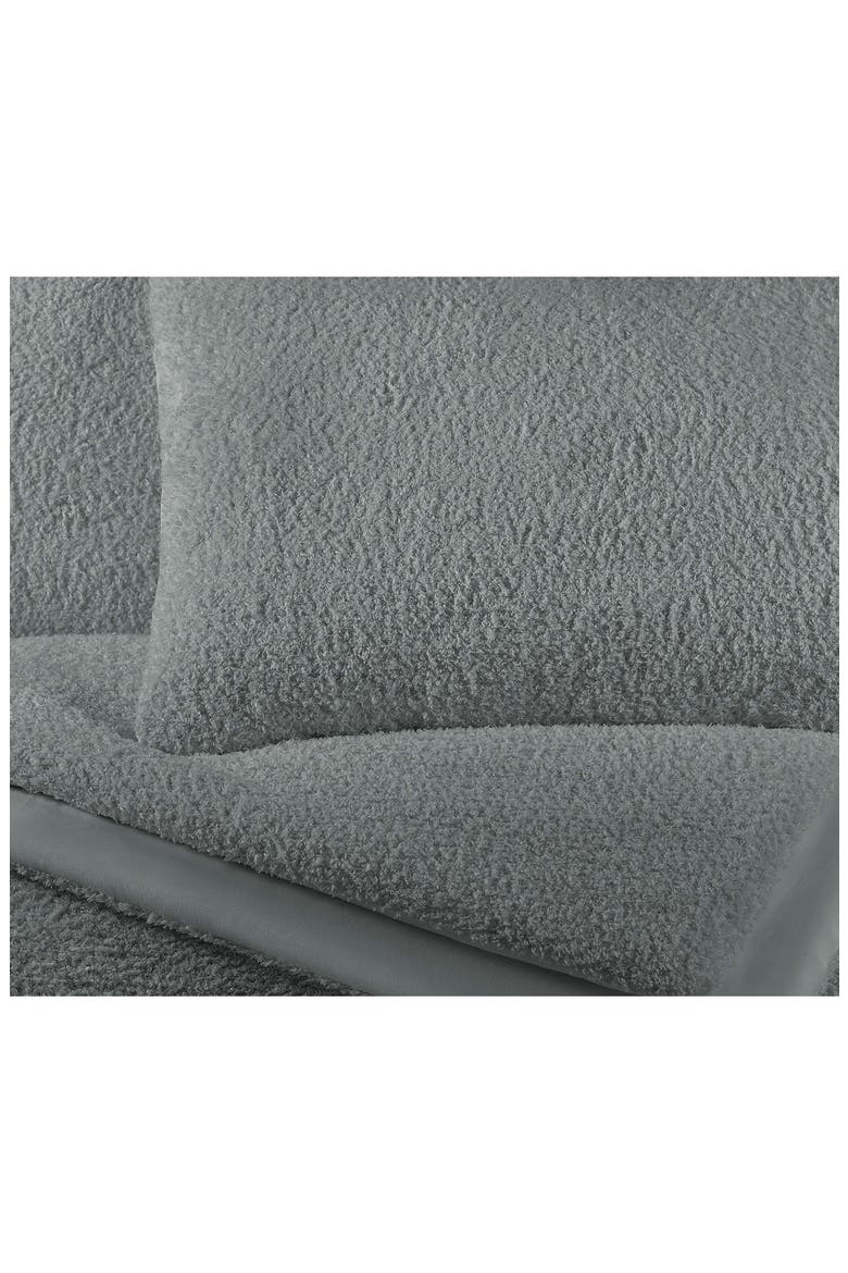 Cloud Warm Comforter Set, Alternate, color, WARM CHARCOAL