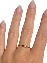 Little Sky Stone Liana Wave Ring