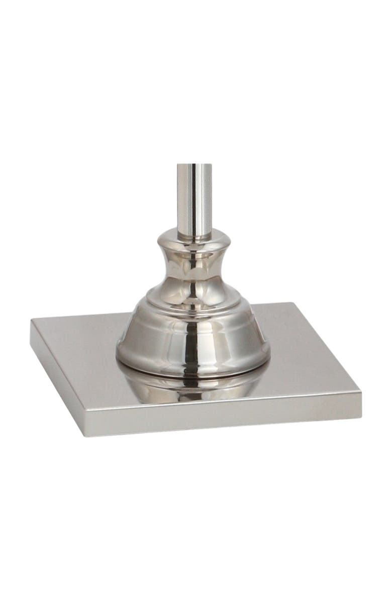 JONATHAN Y Othello 62" Metal LED Floor Lamp, Polished Nickel, Alternate, color, Polished Nickel