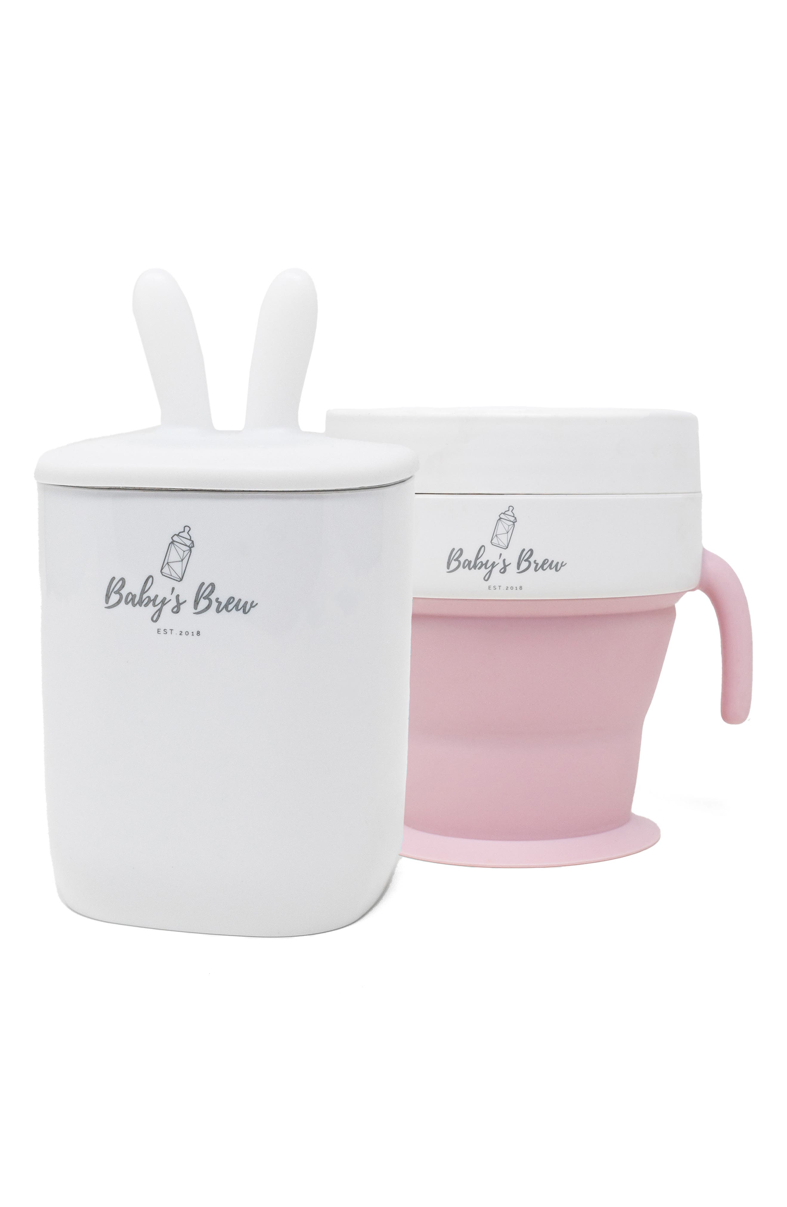 Baby's Brew The 2-in-1 Snack & Drink Cup in Pink 