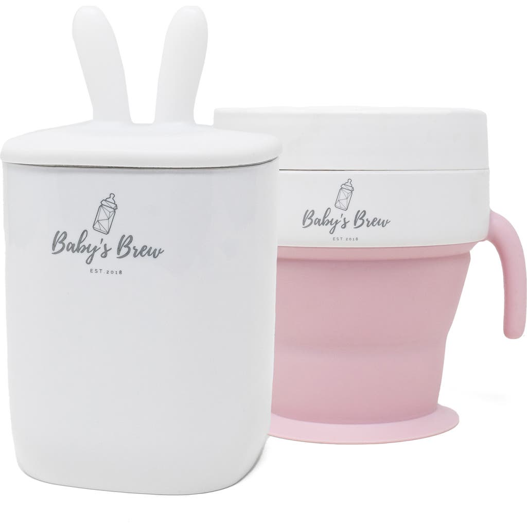 Baby's Brew The 2-in-1 Snack & Drink Cup in Pink  product