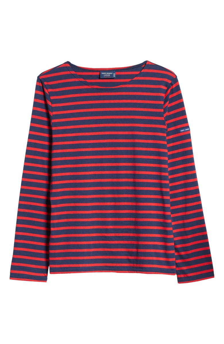 Saint James Minquiers Moderne Striped Sailor Shirt, Main, color,
