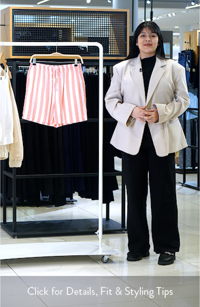 Easy Linen Blend Shorts, sales video thumbnail