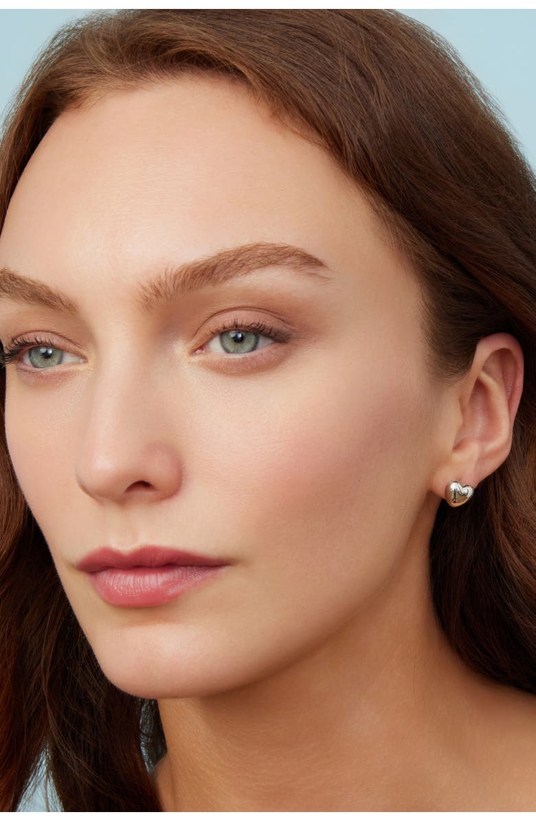 Oradina Lover Studs in Sterling Silver, Alternate, color, Silver