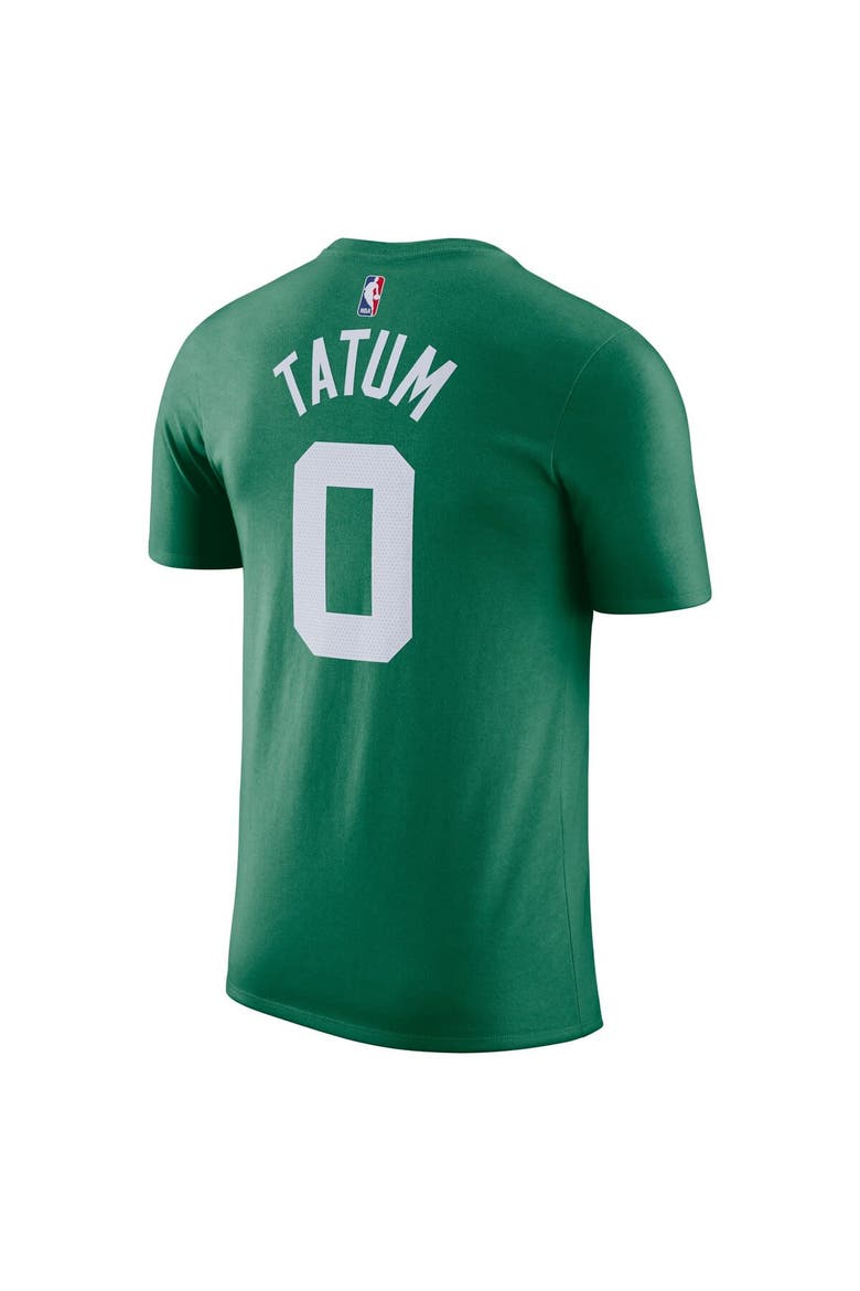 Men's Nike Jayson Tatum Kelly Green Boston Celtics Icon 2022/23 Name & Number T-Shirt, Alternate, color, Kelly Green
