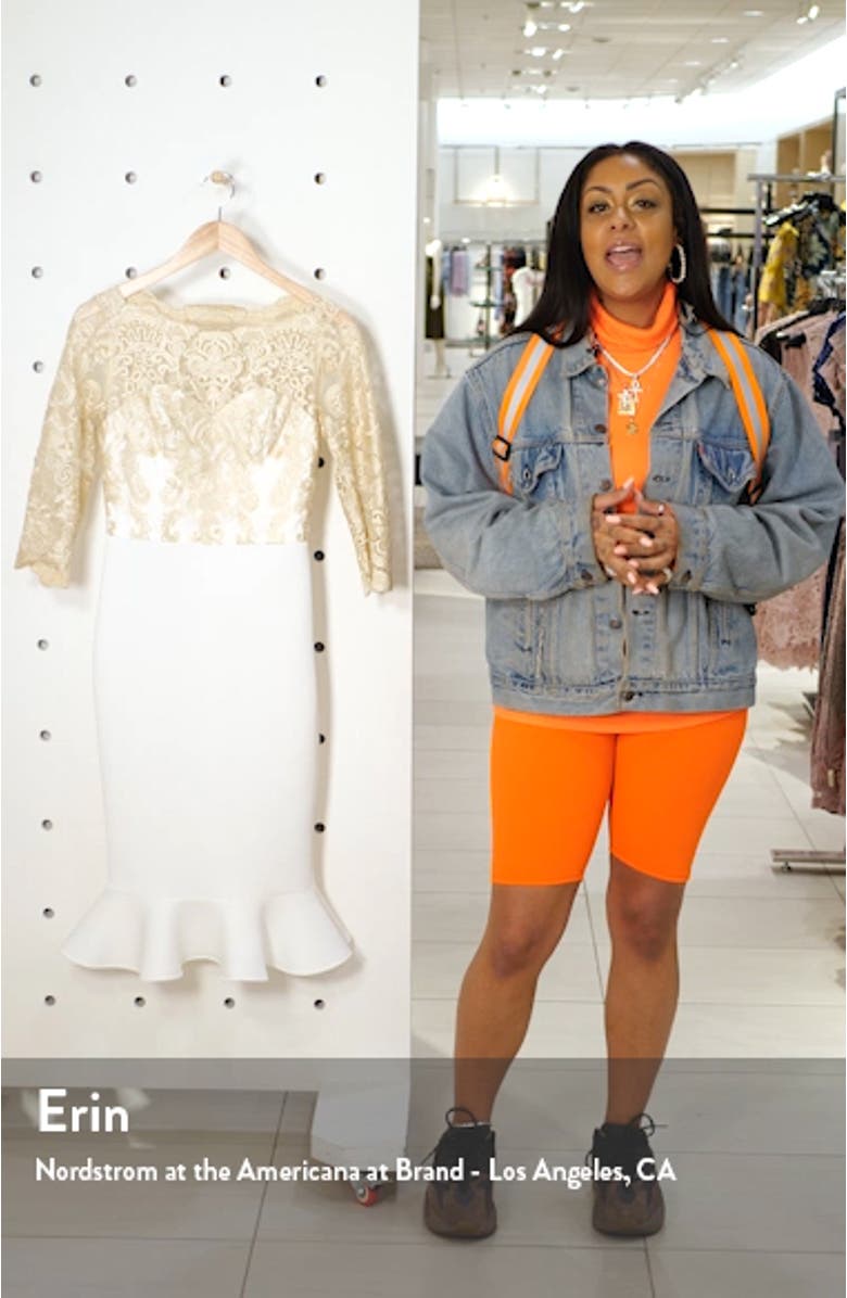 Agape Lace Cocktail Dress, sales video thumbnail