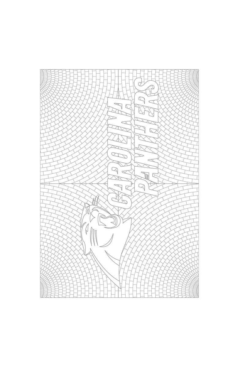 Sportszone In the Sports Zone   NFL Adult Coloring Book, Carolina Panthers, Alternate, color, 