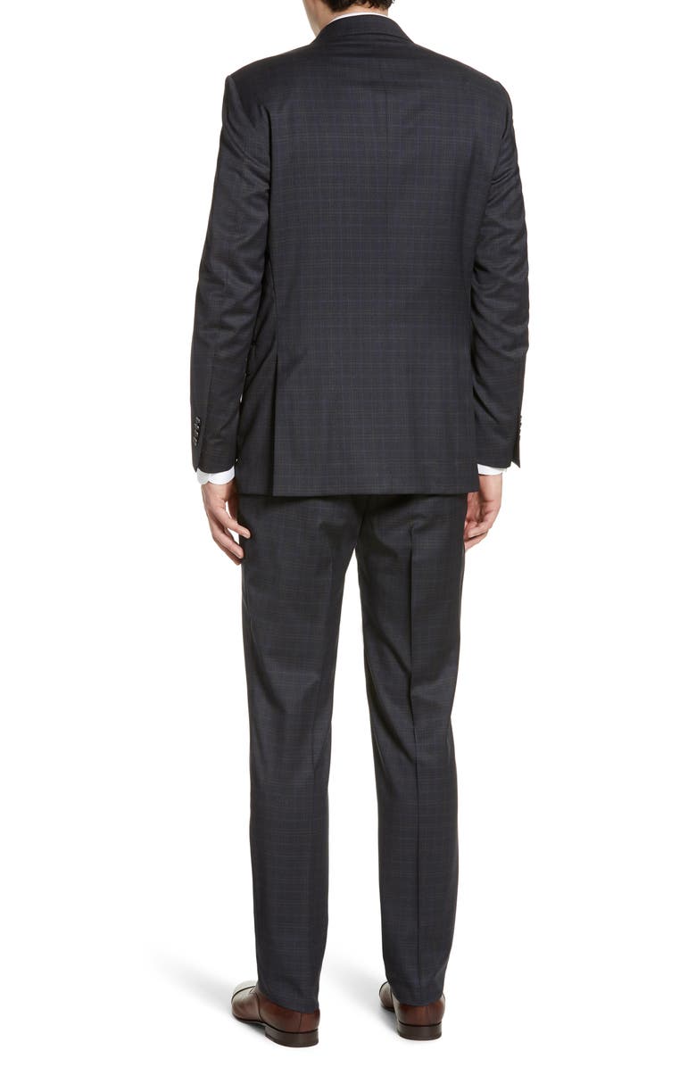 Peter Millar Flynn Classic Fit Plaid Wool Suit, Alternate, color, 