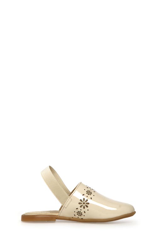 Naturino Kids' Callais Slingback Flat In Beige-platinum