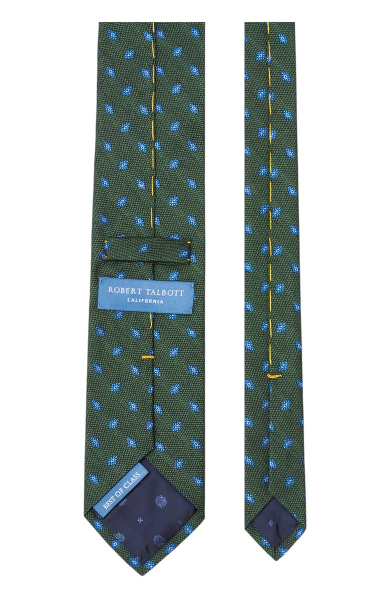 Robert Talbott Robert Geo Neat Best of Class Necktie, Alternate, color, Green
