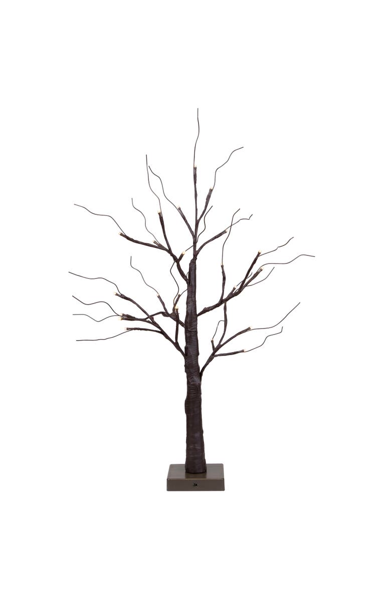 Northlight LED Lighted Christmas Twig Tree - 24" - Brown - Warm White Lights, Alternate, color, Brown