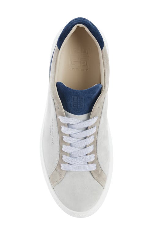 Shop Givenchy G Set Low Top Sneaker In Grey/blue