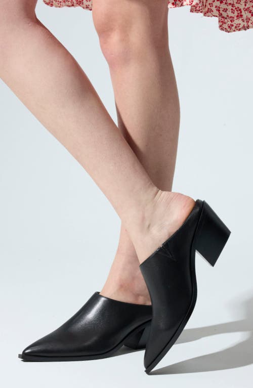 Yosi Samra Savile Pointed Toe Mule In Black