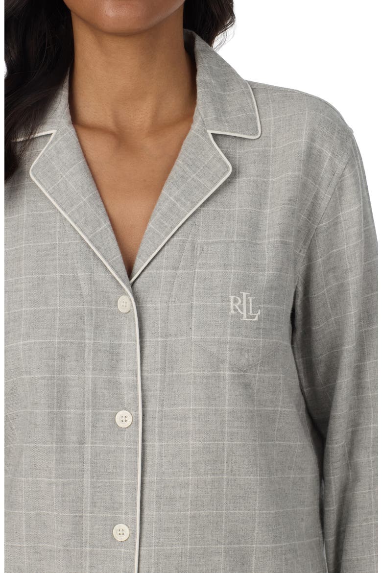 Pajama Set with Boxer Shorts, Alternate, color, GREY