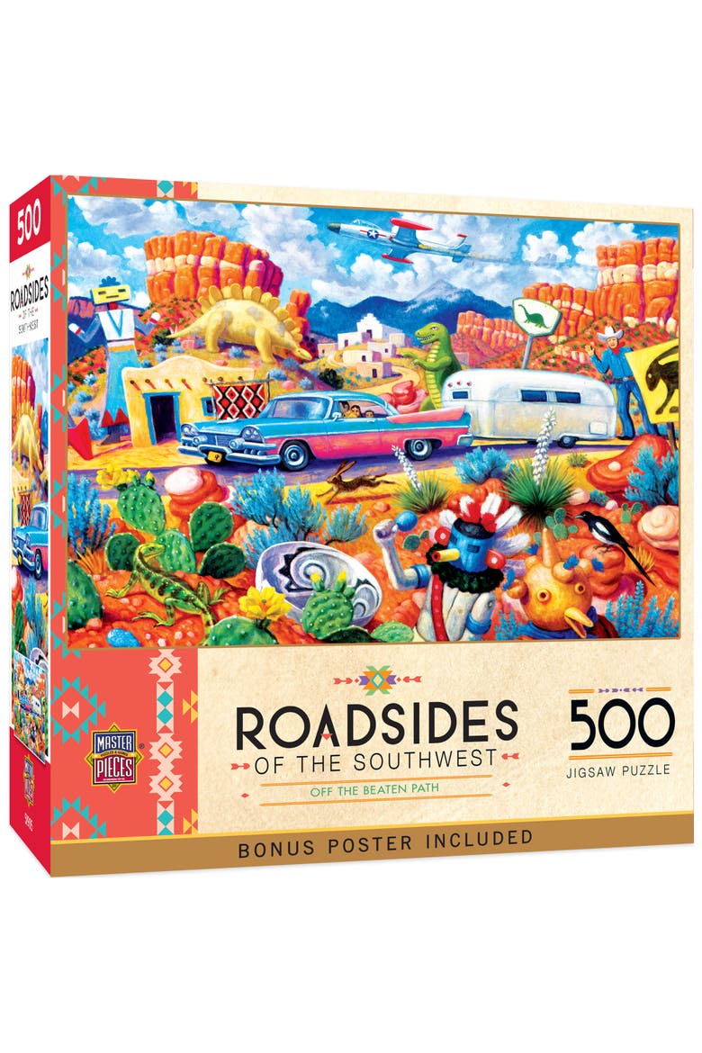 Off the Beaten Path 500 Piece Puzzle, Main, color, Multicolor