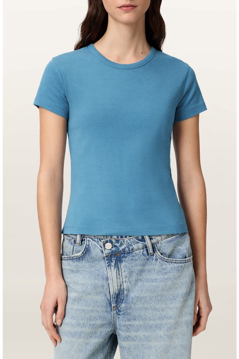 Stevie Cotton T-Shirt, Main, color, CAPTAIN BLUE