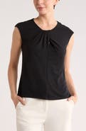 NORDSTROM RACK Twist Neck Cap Sleeve T-Shirt