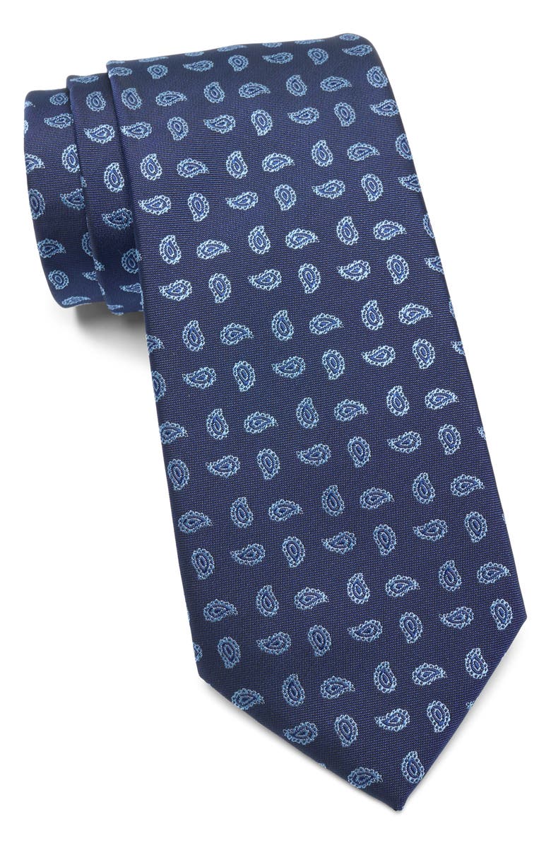 TOM BAINE Paisley Tie, Main, color, Blue