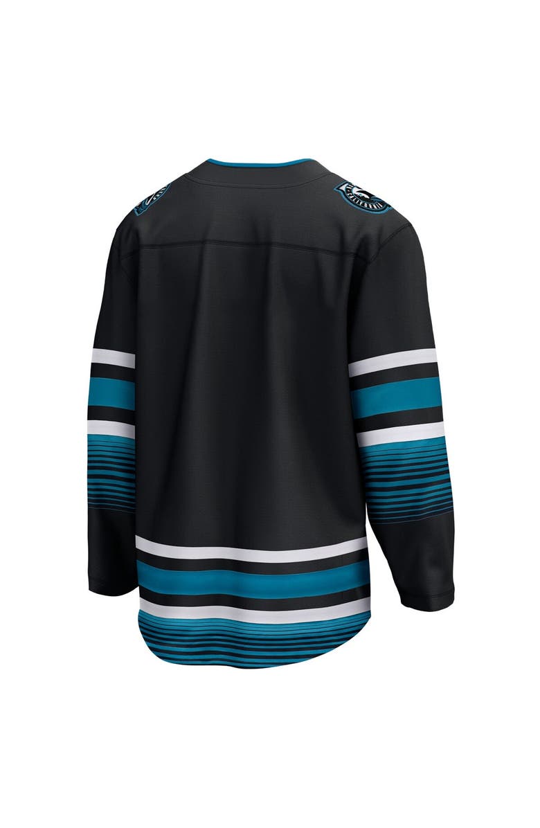FANATICS Men's Fanatics Branded Black San Jose Sharks Alternate Premier Breakaway Jersey, Alternate, color, Black