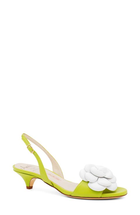 Dante Slingback Kitten Heel Sandal (Women)