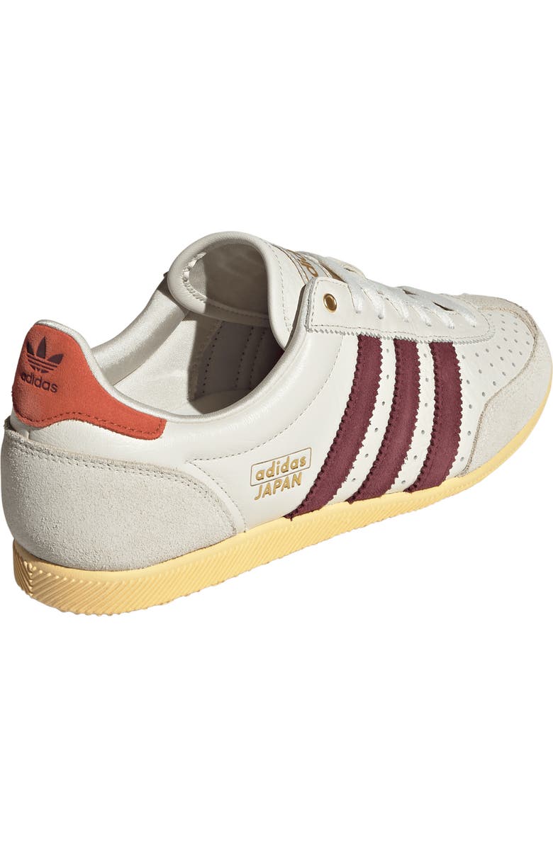 adidas Japan Low Top Sneaker, Alternate, color, Off White/ Shadow Red/ Orange